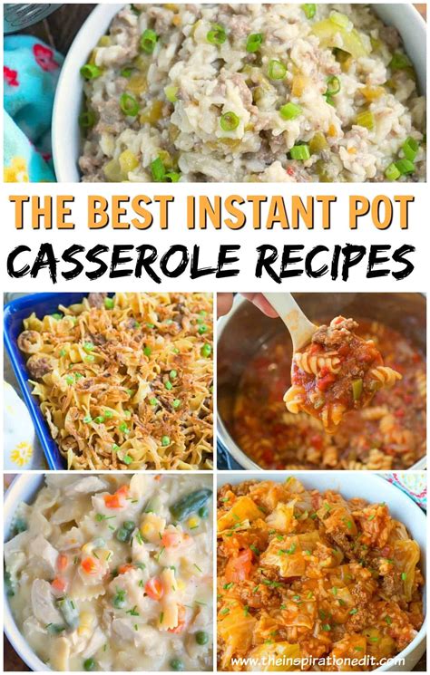 We've developed & tested all instant pot recipes in our test kitchen. The Best Instant Pot Casserole Recipes | Casserole recipes ...