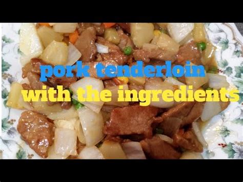 Cooking pork tenderloin - YouTube