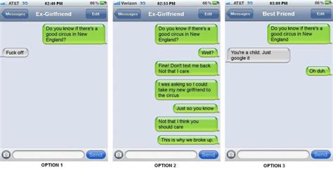 Cause i want to take your top off. Ex girlfriend texts.