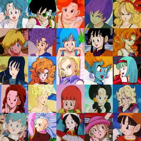 Dragon ball is when goku is young and meeting most of the characters. Dragon Ball Ladies (Collage) - Dragon Ball Females Photo ...