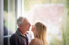 man woman old young hugging senior dating stock couple royalty attractive handsome blond him looking