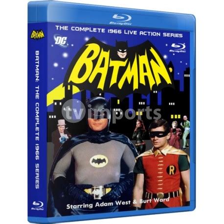 Its good to see these episode in colour and on blu ray plus the extras like the model batmobile and its a numbered limited edition, all that remains for anybody who buys is to get the batman theme cd by the marketts or batman by the ventures both. Batman: The Complete Adam West 1966 TV Series Blu-Ray ...