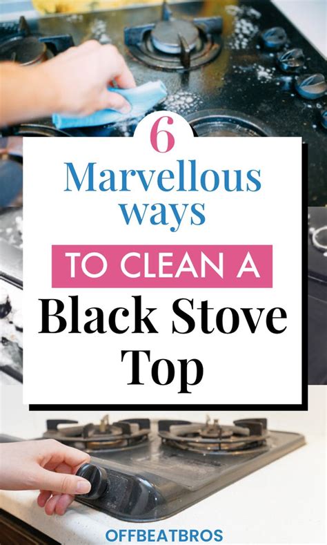 Instructions for cleaning a gas burner stovetop. How to Clean a Black Stovetop in 2020 | Grease cleaner ...
