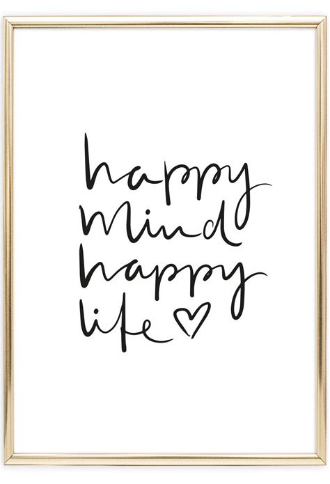 Check spelling or type a new query. Happy mind happy life, Poster | Poster, Minimalistisches poster, Poster sprüche