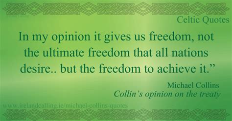 Subscribe neil jordan's historical biopic of irish revolutionary michael collins, the man who led a guerrilla war against the british and who negotiated ireland's independence in the 1920s. Ireland Michael Collins Quotes. QuotesGram