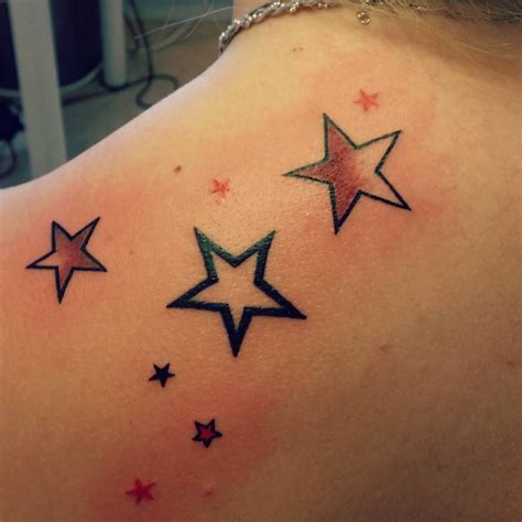 이런 식으로 다른 노가다들도 응용 가능합니당! 55 Unique Star Tattoo Designs & Meanings - Feel The Space Check more at http://tattoo ...