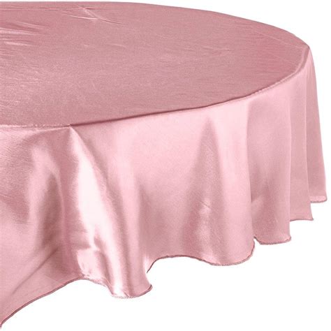 Free shipping on orders over $25 shipped by amazon. LinenTablecloth 90-Inch Satin Tablecloth, Round, Pink