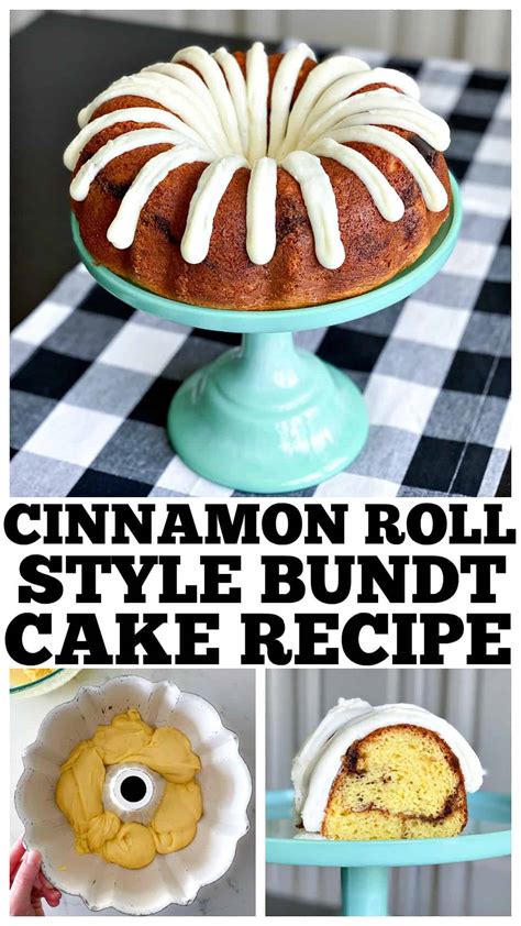 In a large bowl using a hand mixer (or in the bowl of a stand mixer), beat together butter and sugar until. Cinnamon Roll Style Bundt Cake - Frosted Like Nothing ...