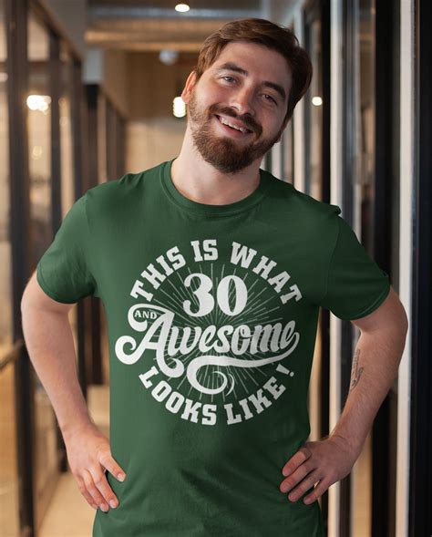 It's my first anniversary of my 29th birthday. Men's Funny 30th Birthday T Shirt 30 And Awesome Shirts ...