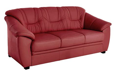 Sofa rot leder ikea klippan ledersofa rolf benz mupacerfundorg. Leder 3er-Sofa - Rot mit Federkern | Sofas zum halben Preis