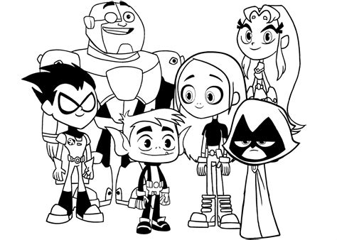 You should share teen titans go coloring pages for kids with reddit or other social media, if you fascination with this wall picture. 15 Free Printable Teen Titans Coloring Pages