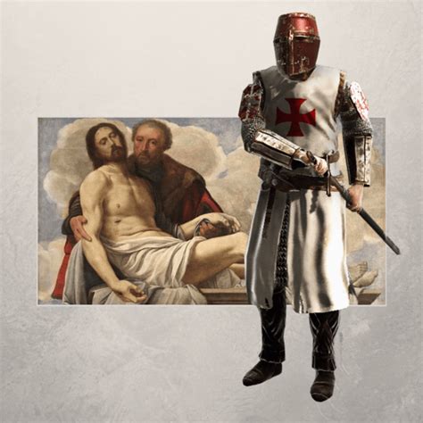 And like all good cathoics they believed jesus the knights templar is largely associated with the roman catholic church, both the church and the. Templar Knight Jesus : Knight Templar Oath And Prayer ...