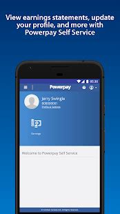 Self service allows you to view and change some of your associate information. Powerpay Self Service - Apps on Google Play