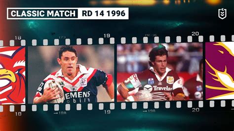 Il arrive que la portée de ces rencontres suscite un engouement qui dépasse le cadre du sport, en raison des chauvinismes locaux que leur proximité exacerbe. Roosters v Broncos | Round 14 1996 | Classic Match ...