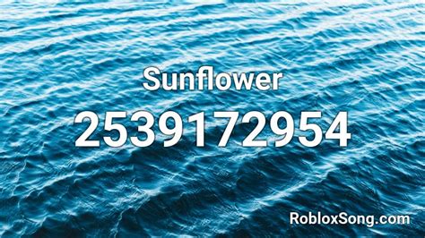 3 roblox decal ids and spray codes 2021. Sunflower Roblox ID - Roblox music codes