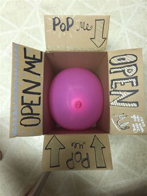 You can come to a friend's birthday completely without a gift, explaining that a surprise (a meter ball) will be delivered later by courier service, especially since it is really difficult to transport it yourself. I made this for my best friend's birthday. I put the ...