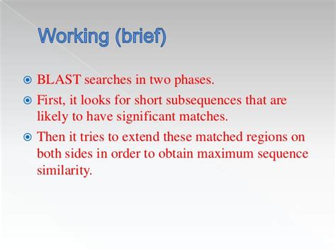 Blast, fasta) they prune the search space by using fast approximate methods to select the sequences of the database that are likely to be similar to the query and to locate the. Blast and fasta