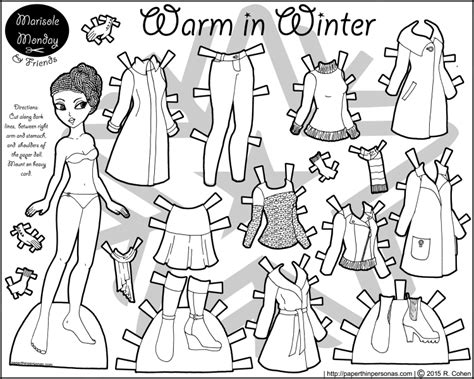 600 x 776 jpeg 118 кб. Marisole Monday: Warm in Winter paper doll by Rachel Cohen ...