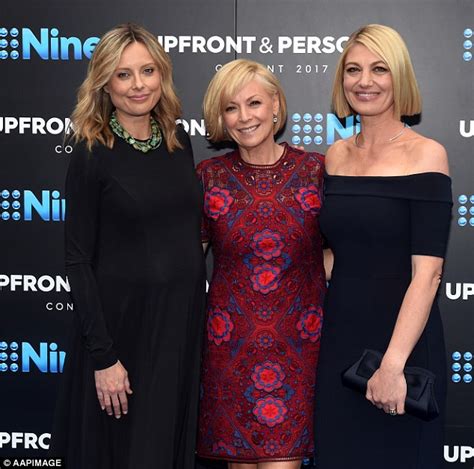 Back off, bitch! the message said. Allison Langdon debuts her baby belly on the red carpet at ...