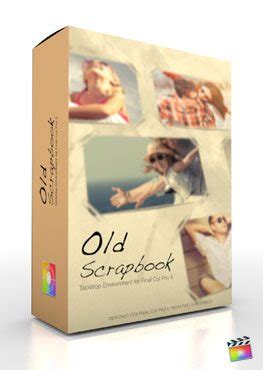 Easy to edit in motion or final cut pro x. Old Scrapbook - Vintage Theme for FCPX