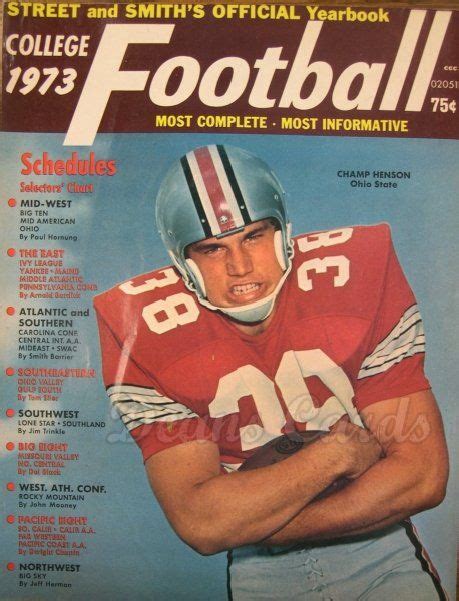 I feel like every first episode of a tv show is bad, you know, and it always improves. Champ Henson Ohio State Fullback 1973 | Ohio state, Ohio ...