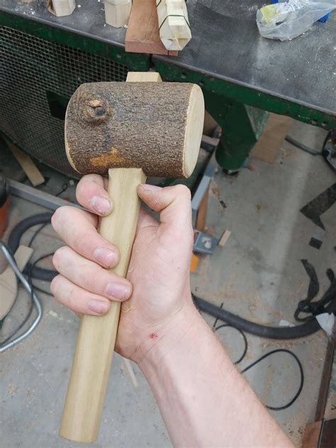 Wood mallet wooden mallet woodworking malletmallet etsy. My first mallet! Click to see the DIY for this and ...