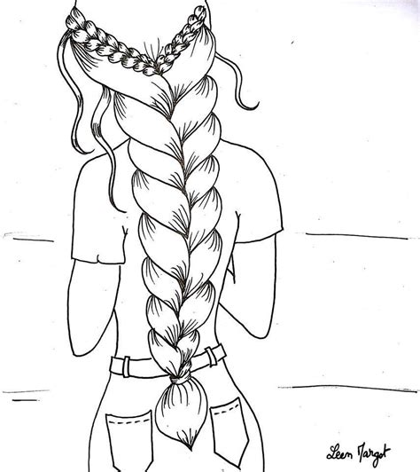 Ce dessin a ete mis a la disposition des internautes le 07 fevrier 2106. Longue tresse jeux de coloriage fille par Leen Margot ...