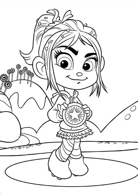 Revealed on august 26, 2020 at the nintendo direct mini: Vanellope monde ralf | Disney coloring pages, Cute ...