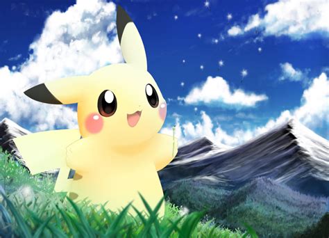 Los aficionados eligieron a pikachu debido a su aparición en el anime junto al protagonista de la serie ash ketchum. Cute Pikachu Wallpapers - Wallpaper Cave