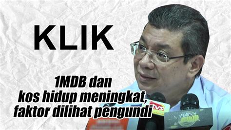 Kos sara hidup yang meningkat terutamanya mereka yang tinggal di bandar menyebabkan kadar jenayah seperti meragut dan merompak semakin meningkkat. 1MDB dan kos hidup meningkat, faktor dilihat pengundi ...