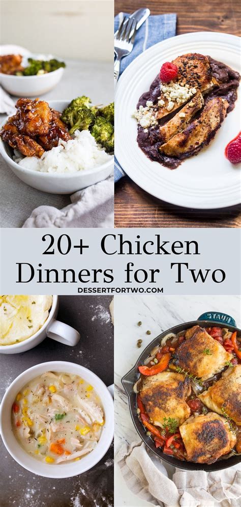 60+ best dinner ideas for two for the most romantic date night. Pin on Cooking for One/Two