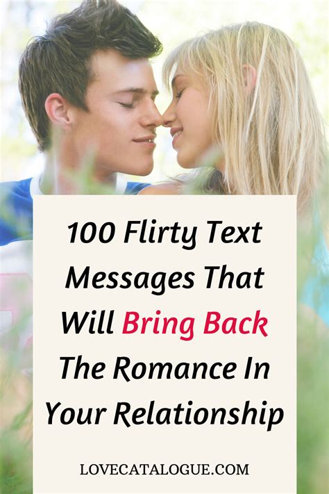 Romantic love messages for her. 100 Flirty Text Messages To Turn The Heat Up | Flirty ...