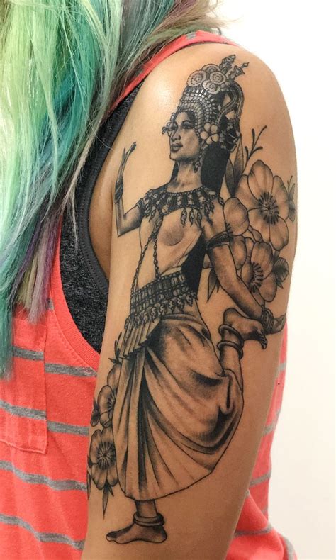 Maybe you would like to learn more about one of these? Apsara Tattoo | Tattoos, Dreamcatcher tattoo, Flower tattoo