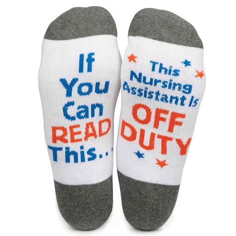 Bradfordexchange.com has been visited by 10k+ users in the past month If You Can Read This, This Nursing Assistant Is Off Duty "Toe"-tally Awesome Socks With Wrap ...