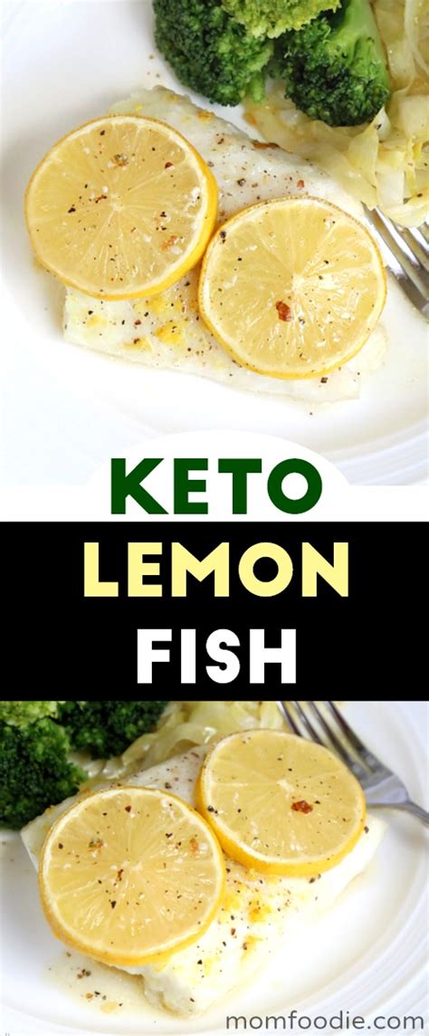 This easy recipe uses keto baked fish combined with a tangy, buttery sauce for a delicious, fresh dinner that is ready in a flash. Lemon Baked Cod - Easy Keto Recipe! - Mom Foodie