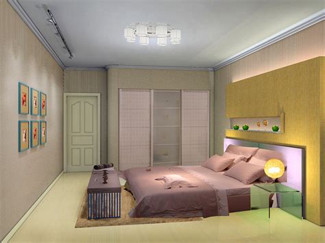 3D interior design - bedroom by yuanzhong on DeviantArt
