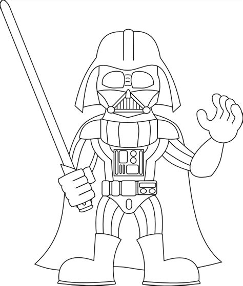 Star wars fight coloring pages. Drawing | Sirrob01 | Darth vader drawing, Star wars ...