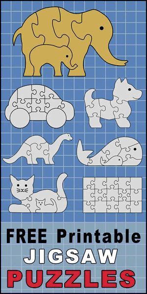 Download jigsaw puzzle templates (219548) today! DIY JigSaw Puzzles (Free Patterns, Stencils, and Templates ...