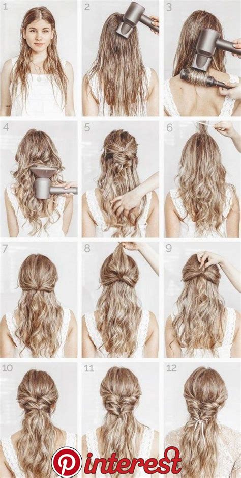 Easy updos for long hair /via. haar step by step | Elegant hairstyles, Easy hairstyles ...