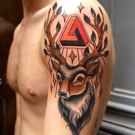 We did not find results for: Penrose Triangle Deer Horns traditional tattoo | Best ...