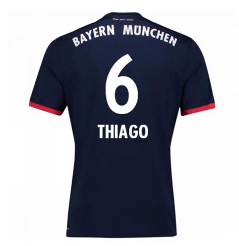 La camiseta de visitante del bayern de múnich ¡anime a su equipo fuera de casa con la camseta de visitante del bayern de múnich! Compra Camiseta 2017/18 Bayern de Munich Away (Thiago 6 ...