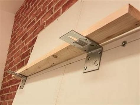 Run a string from the top of the staircase wall to the bottom, starting with the mark you made 1. How To Attach Shelves To Drywall - YouTube