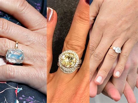 Learn more about celebrity wedding and engagement rings. You Won't Believe the Cost and Carat Size of These Celebrity Engagement Rings | Celebrity ...