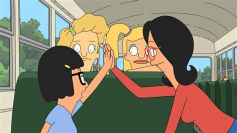 Linda chaperones tina's weekend at a heroine convention, while gene and louise spend the weekend with bob. Bob's Burgers Season 7 Episode 13