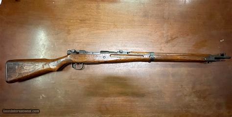 It had a 5 round magazine and a weight of about 3.7 kg. Arisaka type 99 7.7mm for sale