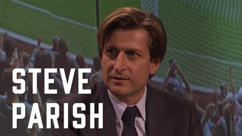 However, when susanna introduced the footie boss she failed to mention they were an item. Steve Parish - YouTube