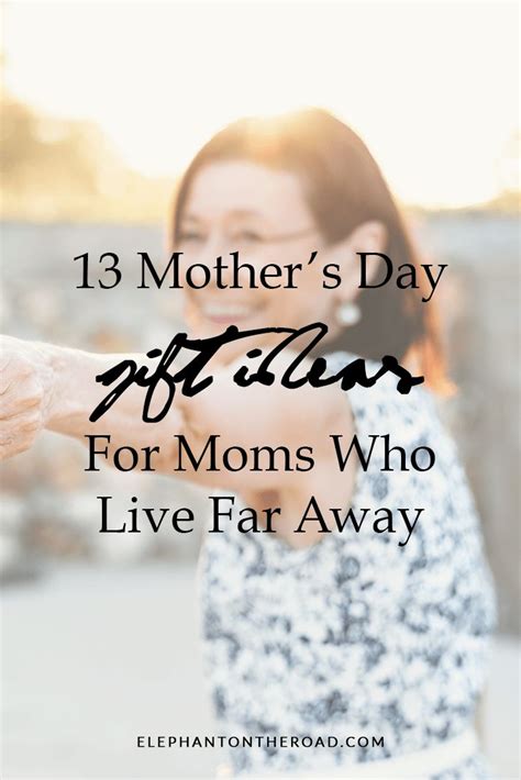 But along with simply spending time with a grieving person, the right gift can also offer some solace. 13 Mother's Day Gift Ideas For Moms Who Live Far Away ...