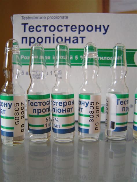 It is used to treat male hypogonadism, gender dysphoria, and certain types of breast cancer. Testosteron Propionat 50mg/1ml (FARMAK - Ukraine)