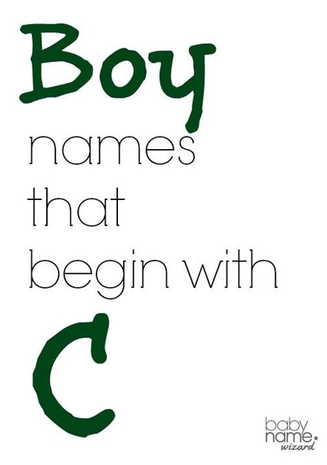 While top picks of carter, christopher, and charles rule in popularity, there are many baby boy names starting with c on the up and up. Boy names starting with C that includes meanings, origins ...