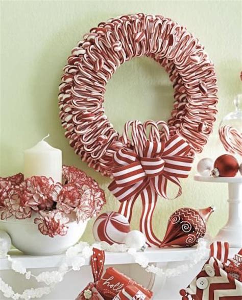 This festive holiday wreath smells as good as it looks. Making Holiday Decorations With Peppermint Candy ...